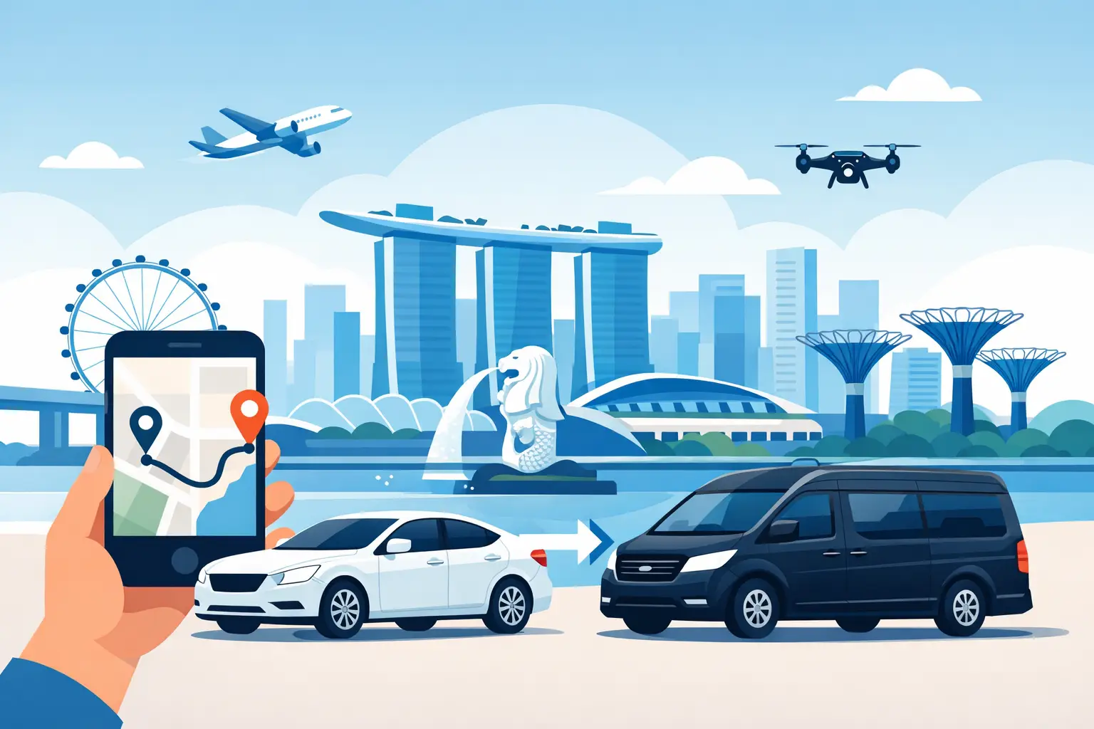 Singapore Point to Point Transport Made Easy