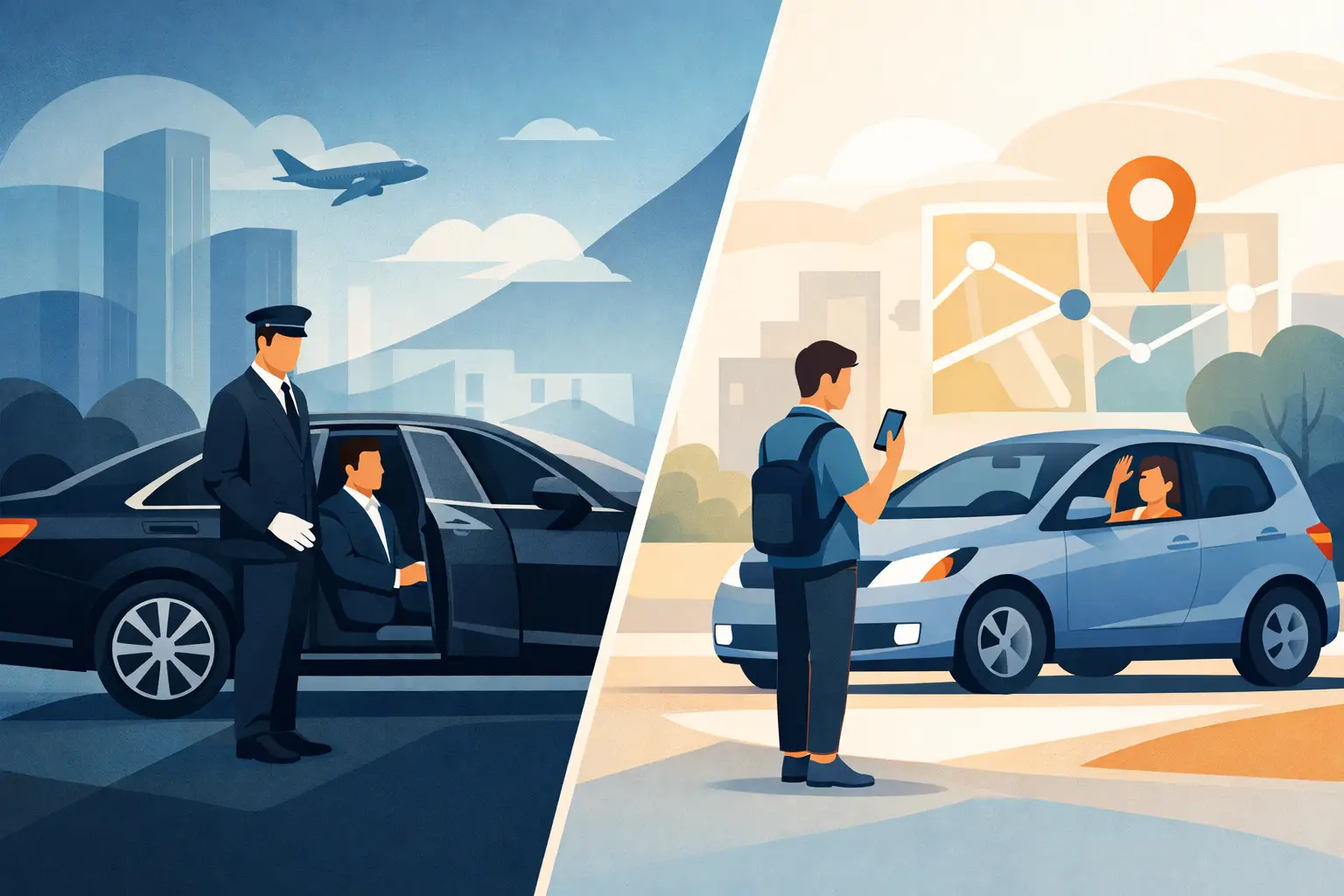 Chauffeur Service vs Ride Hailing