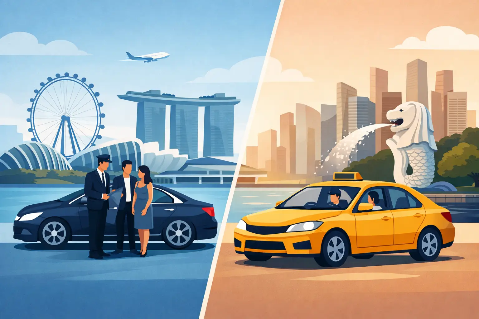 Private Transfer vs Taxi in Singapore