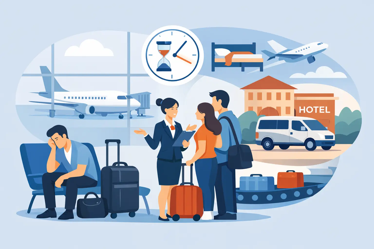 What Happens After Flight Delay?
