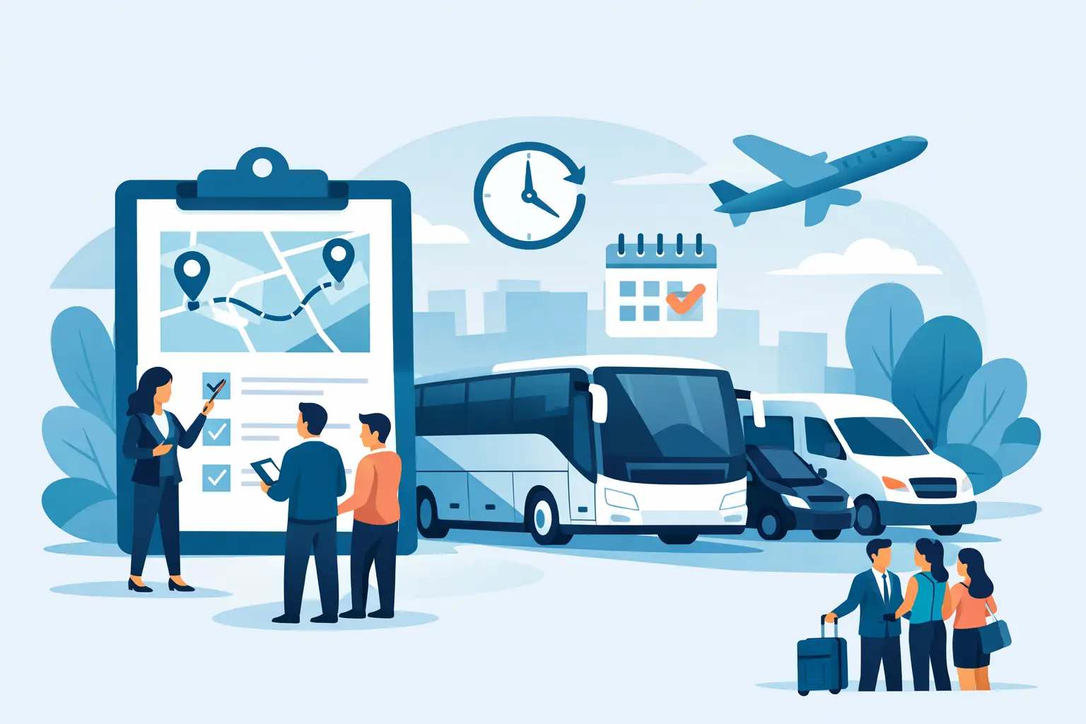 How to Arrange Group Transport Without Stress