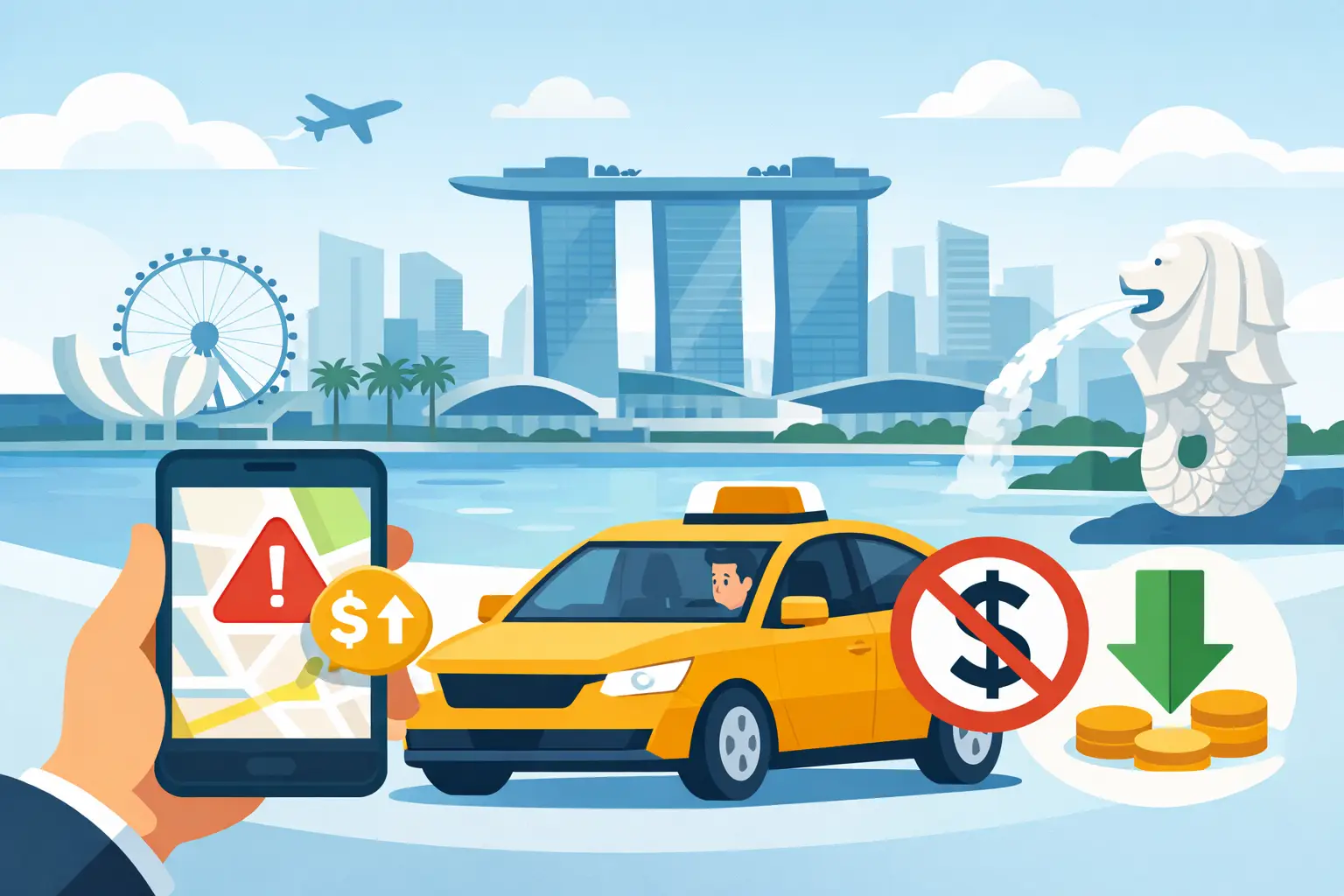 How to Avoid Taxi Surcharges in Singapore