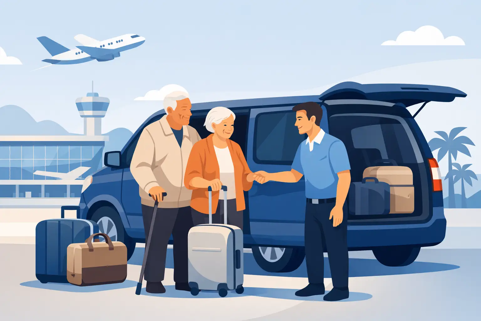 Airport Transfer for Elderly Parents