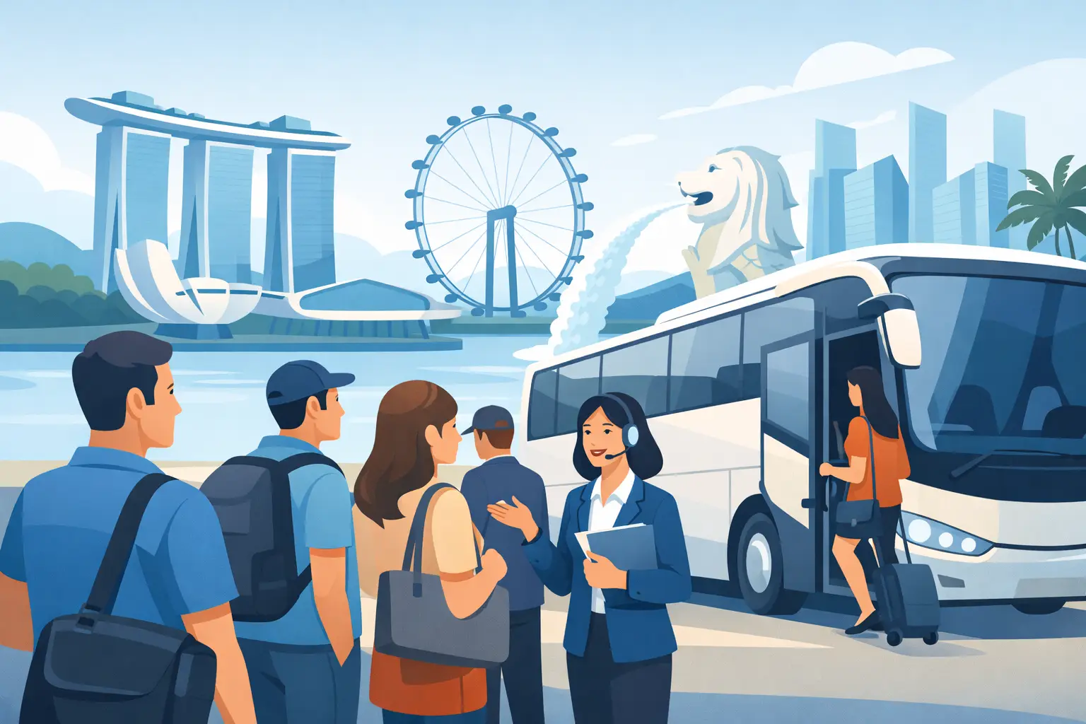 Group Bus Booking Guide for Singapore Trips
