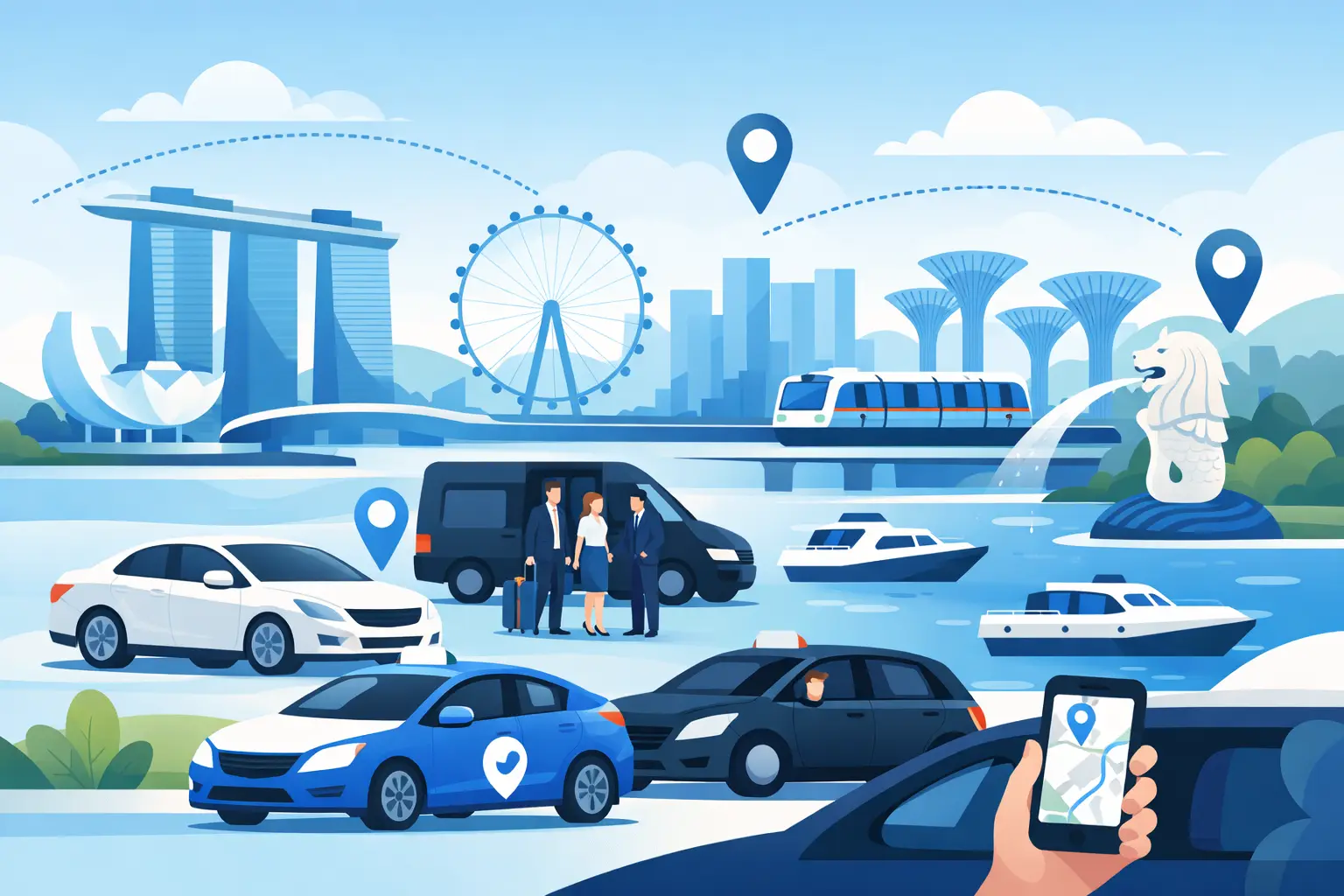 Point to Point Transport Guide for Singapore