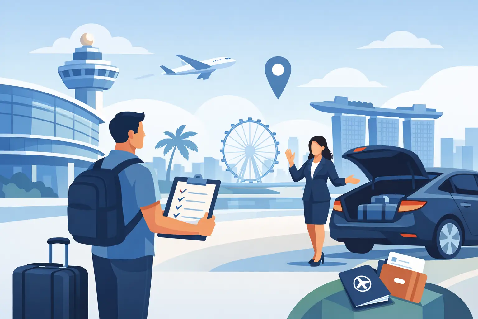 Airport Arrival Transfer Checklist for Singapore