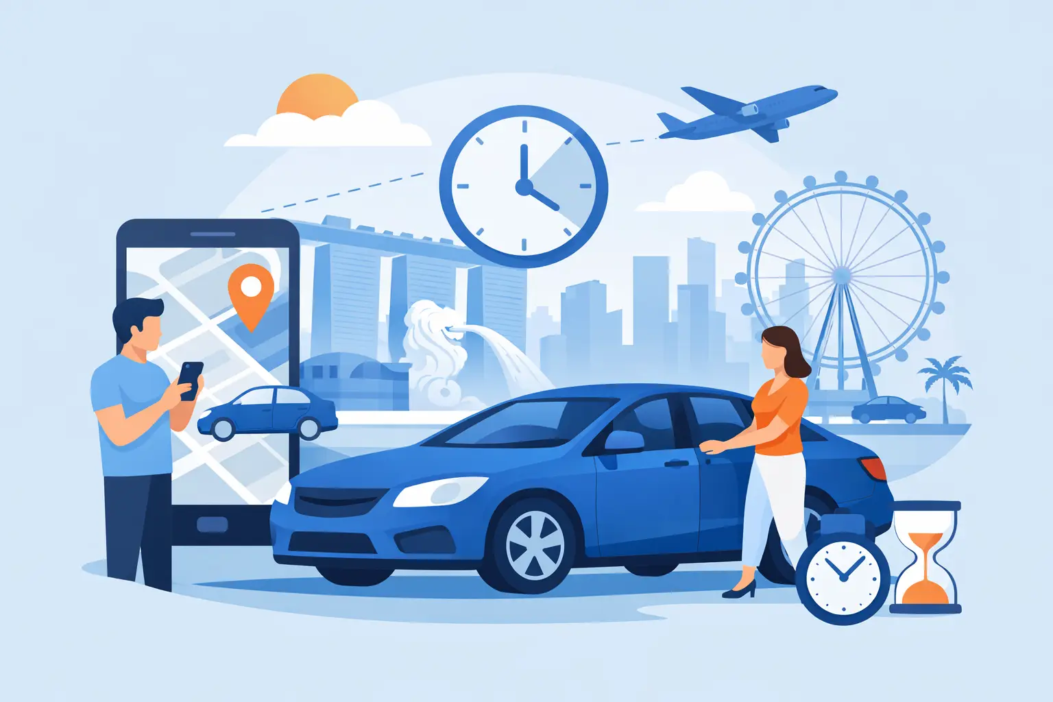 How to Hire a Car Hourly in Singapore Easily
