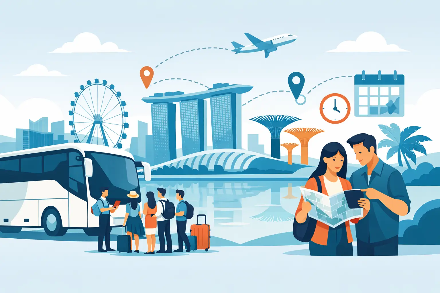 Best Group Transport Planning for Singapore Trips