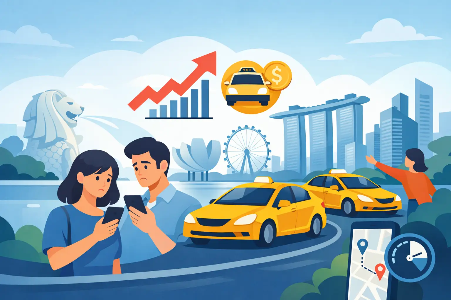 How to Avoid Taxi Surge Singapore Prices