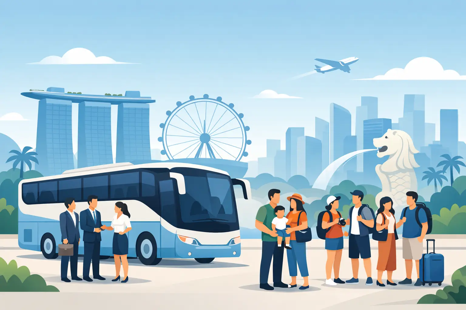 Singapore Bus Charter Examples for Every Group