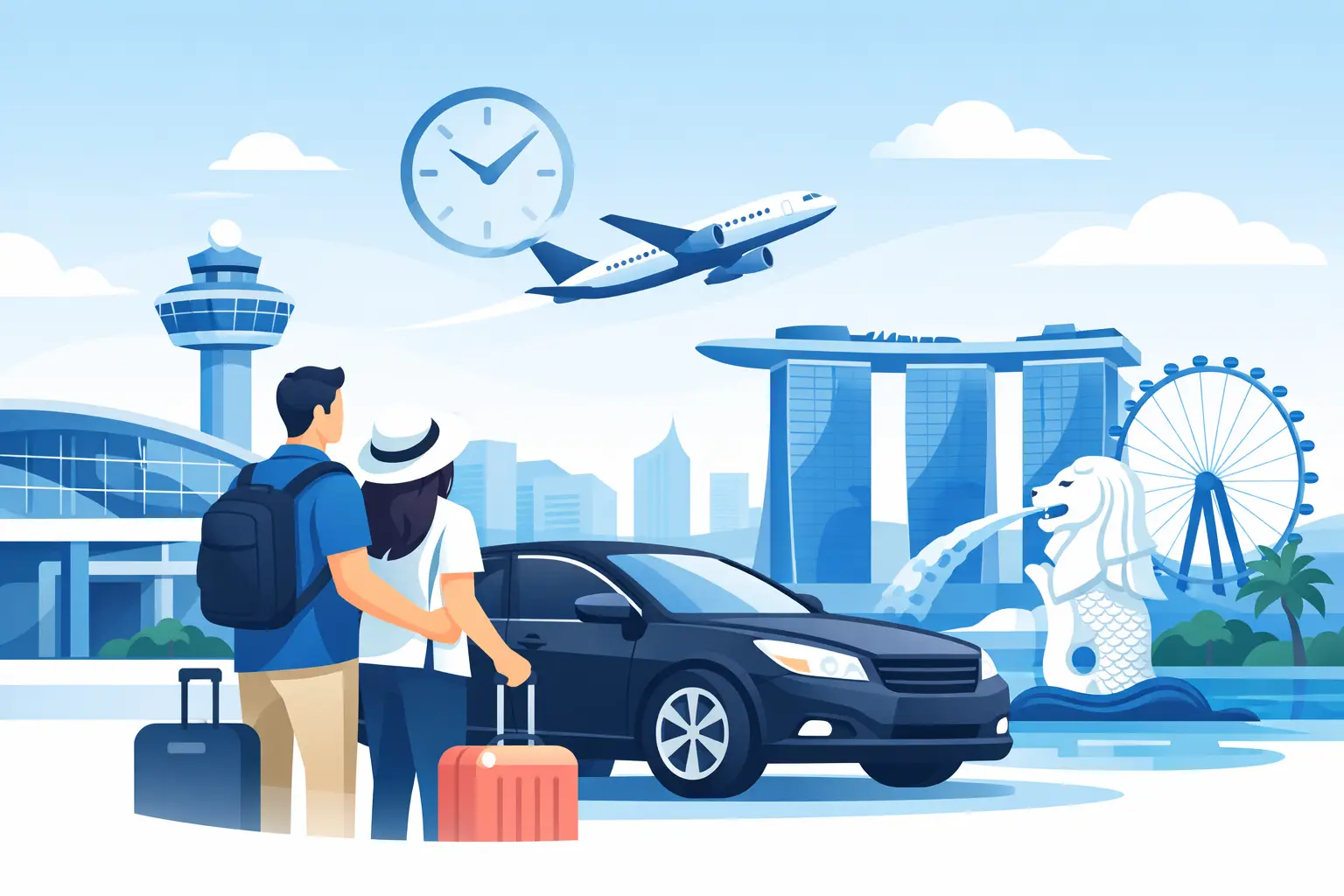 When Should Airport Transfer Be Booked for Singapore?