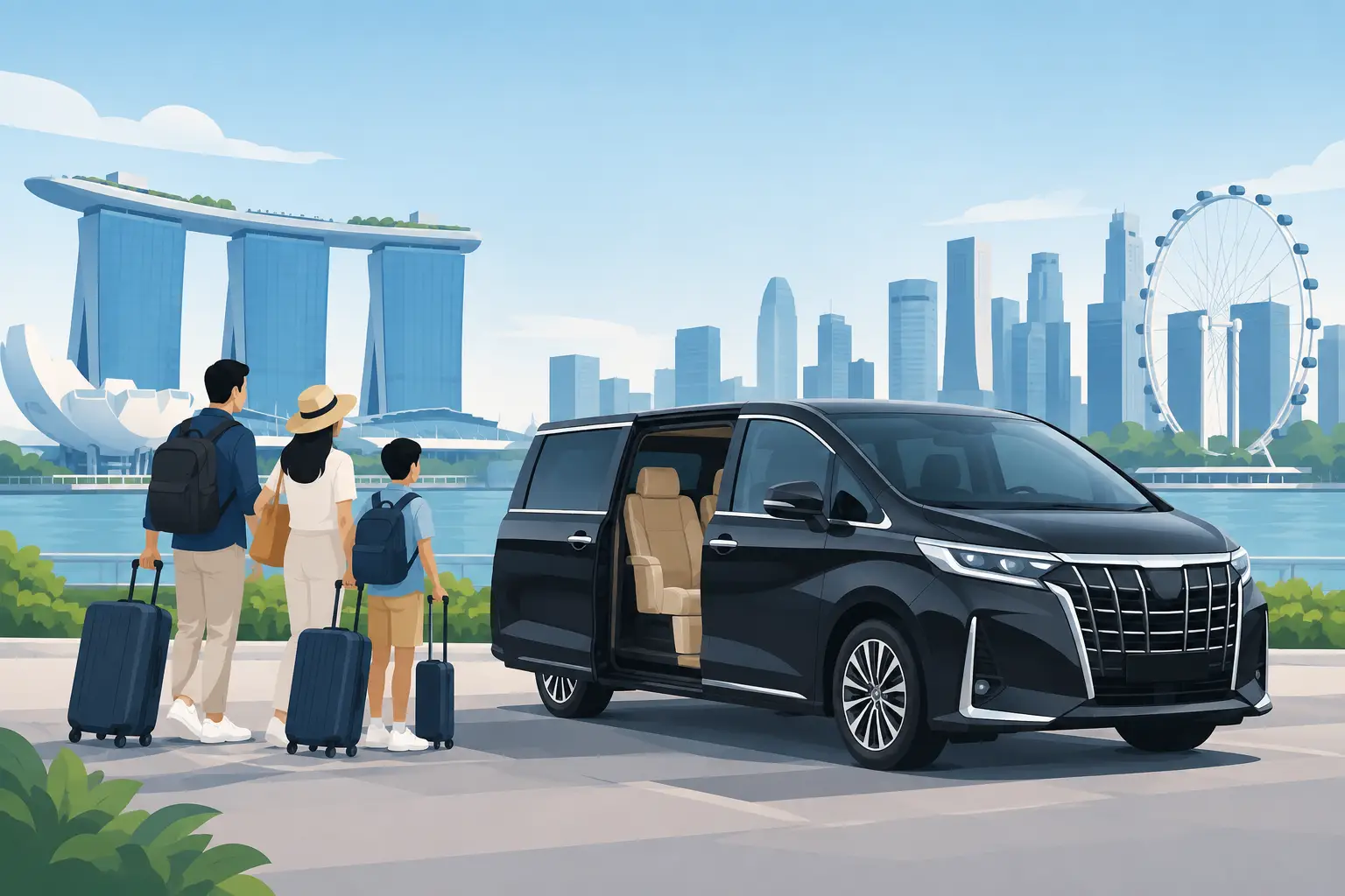 Premium MPV Hire Review for Singapore Travelers