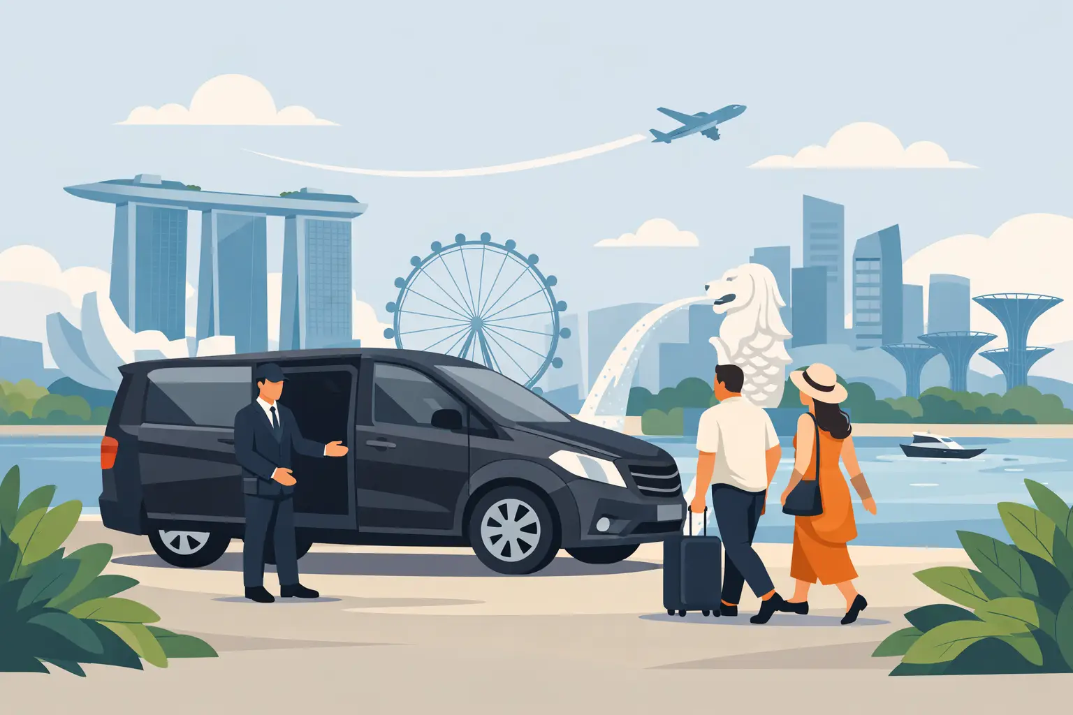 Private Tour Transport for Singapore Plans