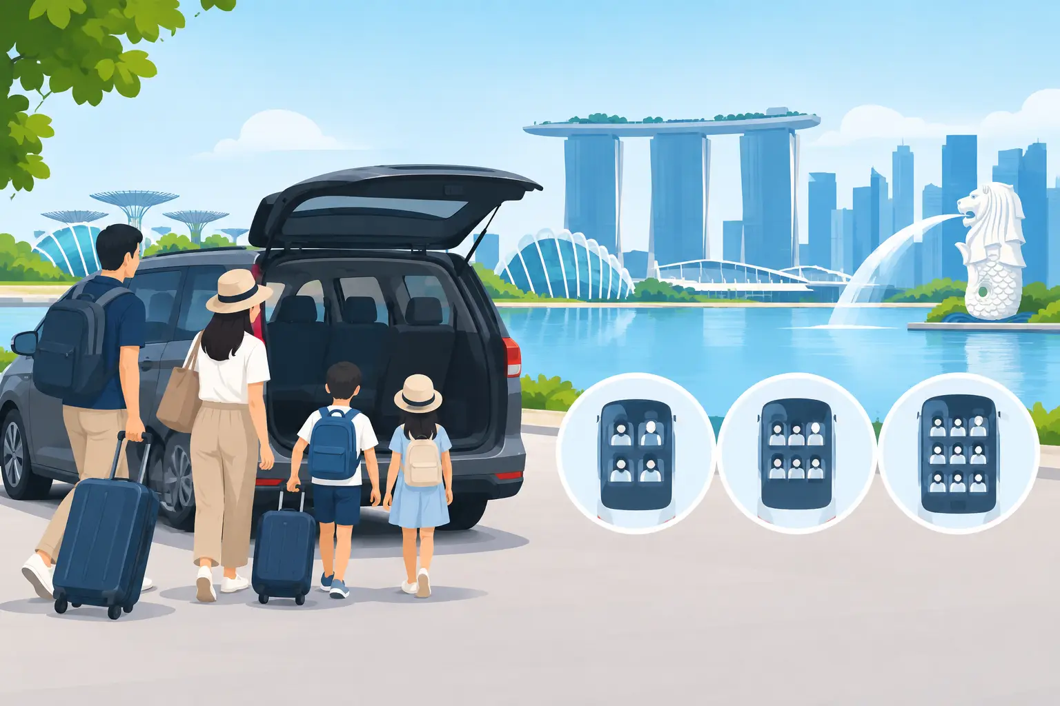How to Select MPV Capacity for Singapore Trips