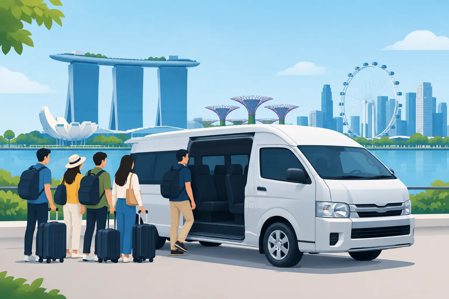 Singapore Vehicle Charter for Easy Group Travel